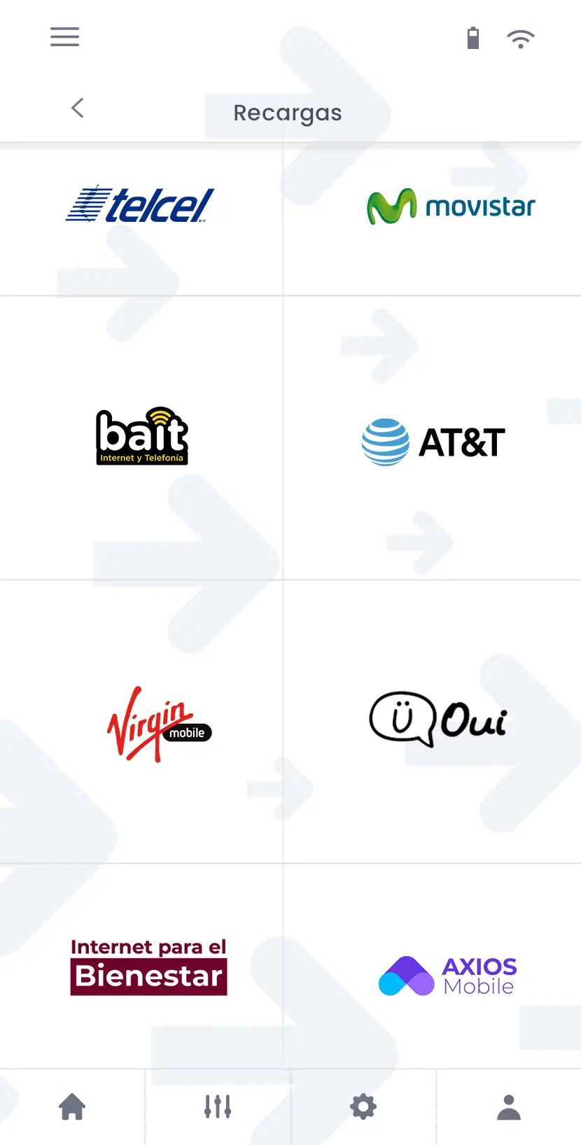 App para venta de recargas
