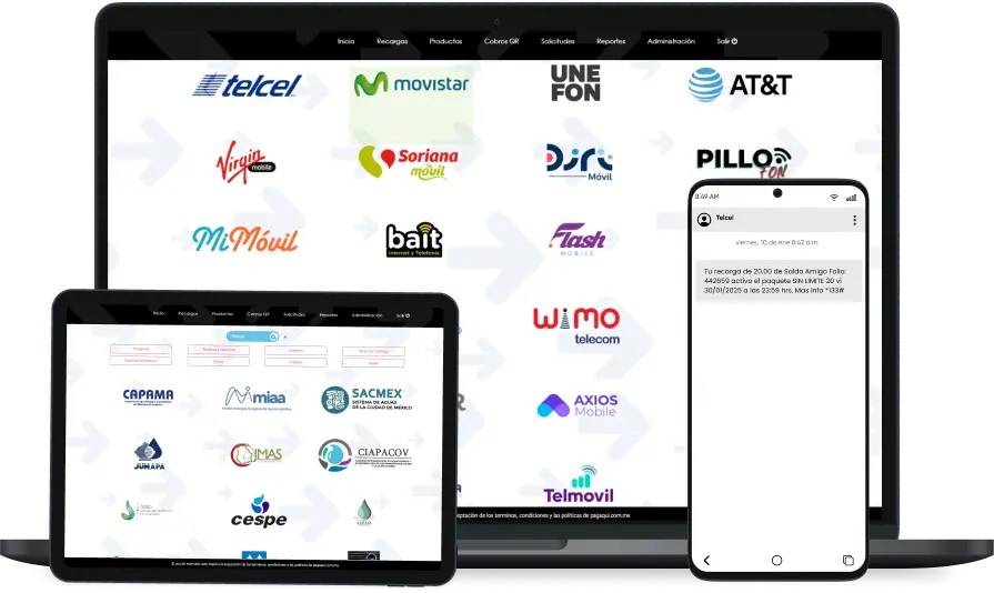 Venta de recargas PAGAQUI